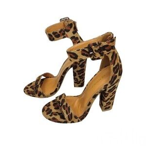 Miss Lola Shoe Republica Leopard Heels 6